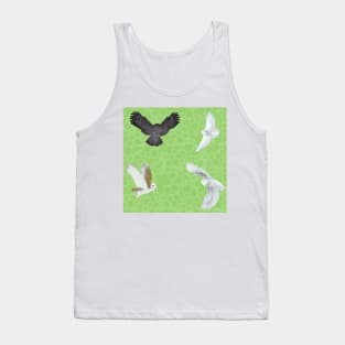 Soaring Owls Mint Tank Top